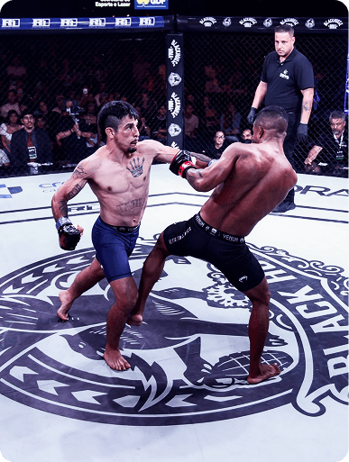 Tiago Taveira venceu João Vitor Cavalcante por TKO – Round 1, 4-26 (1)